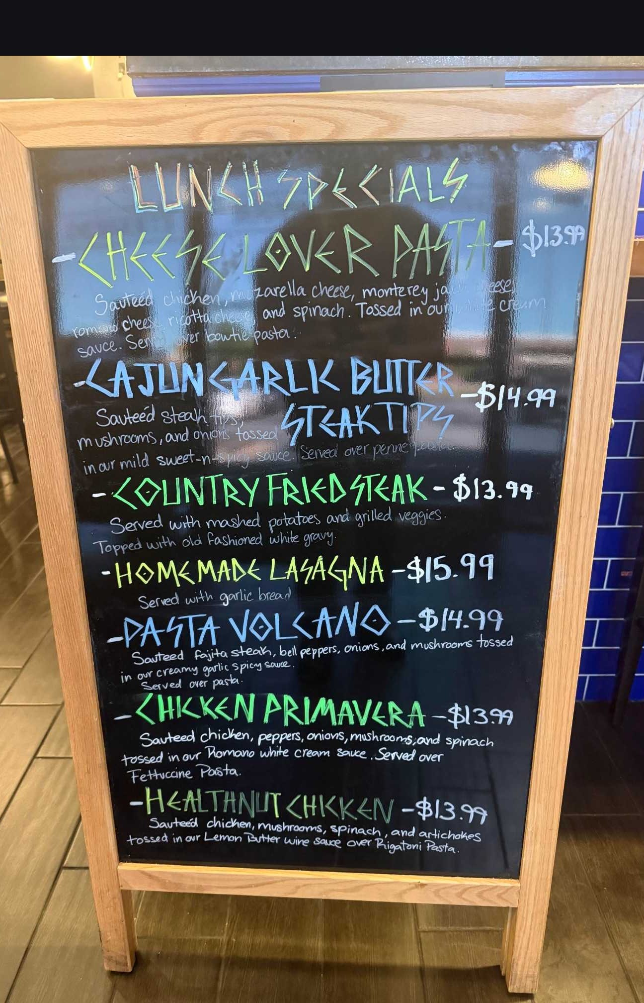 This week's lunch specials at Olympia Gyros